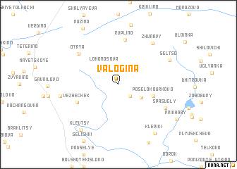 map of Valogina