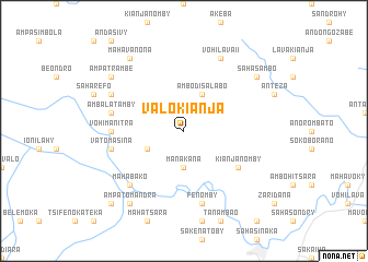 map of Valokianja