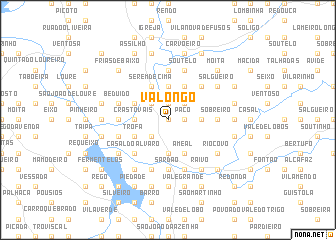 map of Valongo