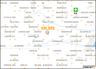 map of Valore