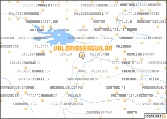 map of Valoria de Aguilar