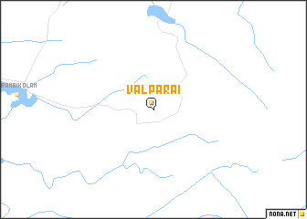 map of Vālpārai
