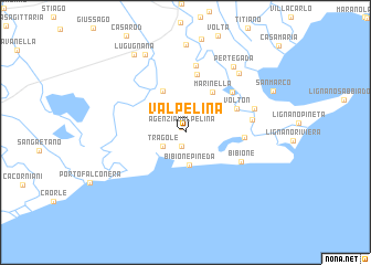 map of Valpelina