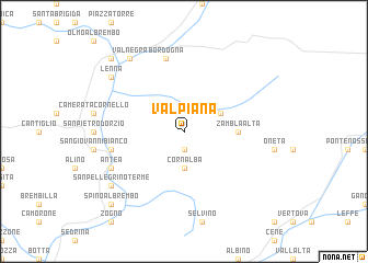 map of Valpiana