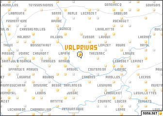 map of Valprivas