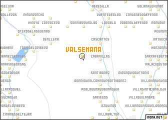 map of Valsemana