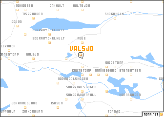 map of Valsjö