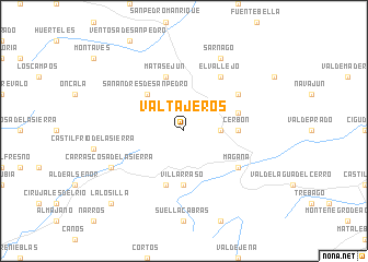 map of Valtajeros