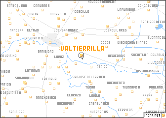 map of Valtierrilla