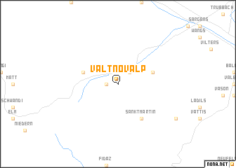 map of Valtnovalp