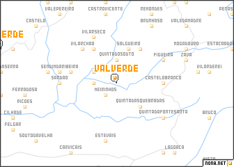 map of Valverde