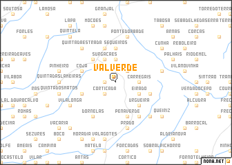 map of Valverde