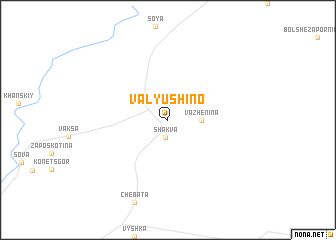 map of Valyushino