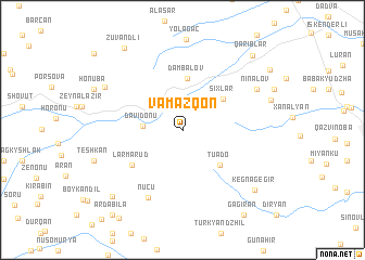 map of Vamazqon