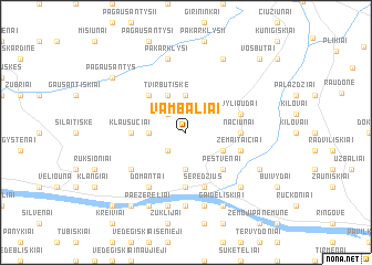 map of Vambaliai