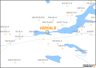 map of Vammala