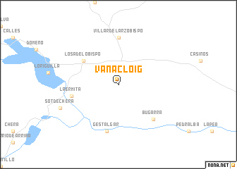 map of Vanacloig