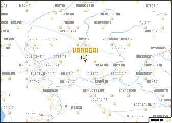 map of Vanagai