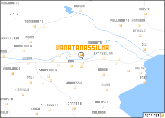 map of Vana Tänassilma