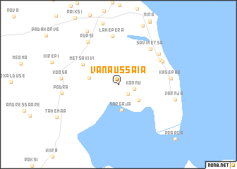 map of Vanaussaia
