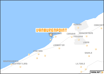 map of Van Buren Point
