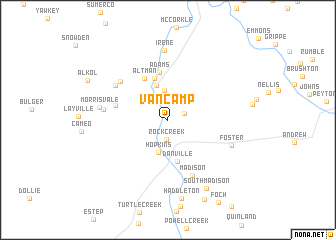 map of Van Camp