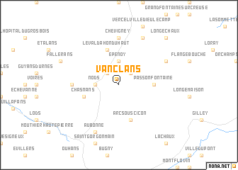 map of Vanclans