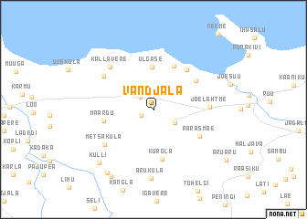 map of Vandjala
