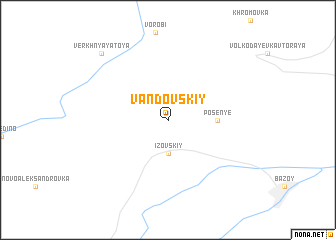 map of Vandovskiy