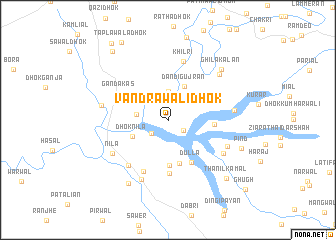 map of Vandra Wāli Dhok