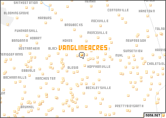 map of Vangline Acres