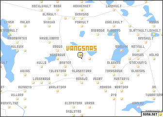 map of Vångsnäs