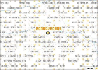 map of Vanhoverbos