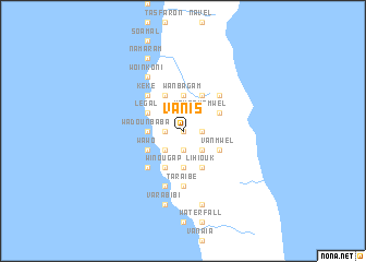 map of Vanis