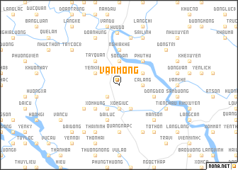 map of Vân Mông