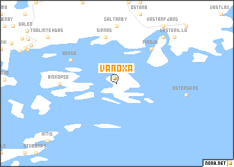 map of Vänoxa