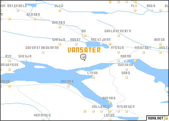 map of Vansäter