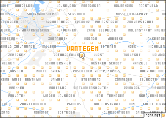 map of Vantegem