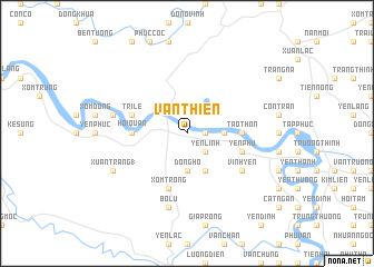 map of Van Thiện