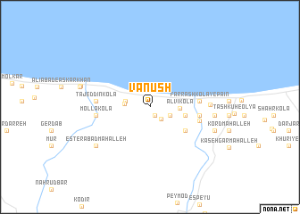 map of Vanūsh