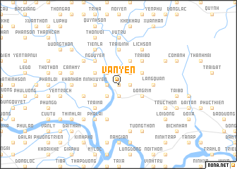 map of Vạn Yên