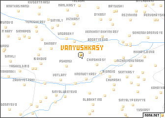 map of Vanyushkasy