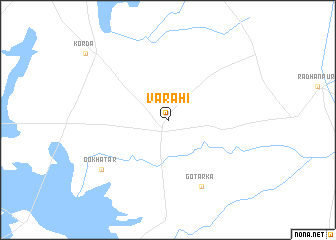 map of Vārāhi