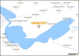 map of Varaksiny