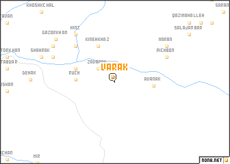map of Varak