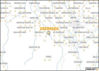 map of Varām Deh
