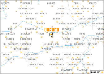map of Varano