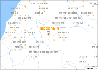 map of Varapodio