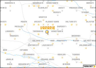 map of Vărărie