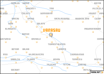 map of Varasău